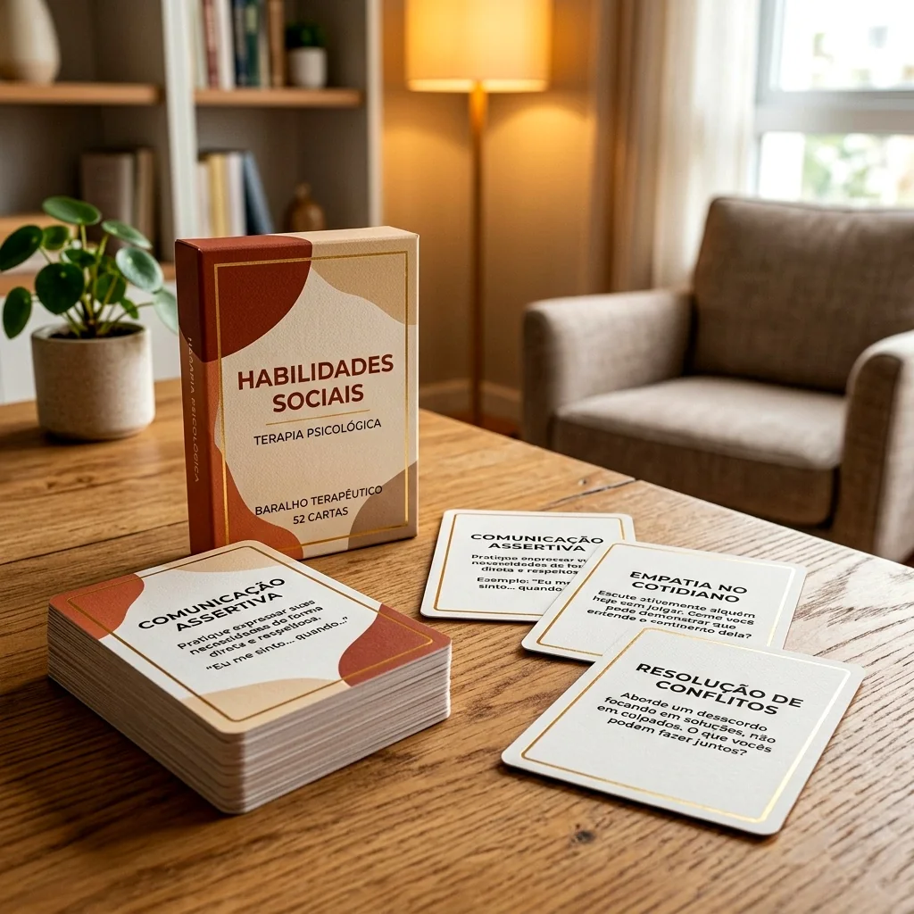 Baralho de Habilidades Sociais para Impressão